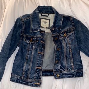abercrombie & fitch small denim jacket